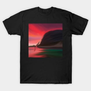 Whale at sunset T-Shirt